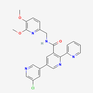 molecular formula C24H20ClN5O3 B609078 MK-1064 CAS No. 1207253-08-4