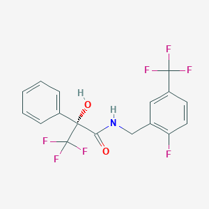 molecular formula C17H12F7NO2 B609090 MK-3984 CAS No. 871325-55-2