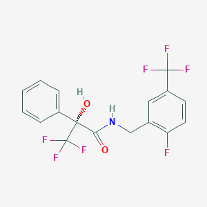 (R)-3,3,3-Trifluoro-N-(2-fluoro-5-trifluoromethylbenzyl)-2-hydroxy-2-phenylpropanamide