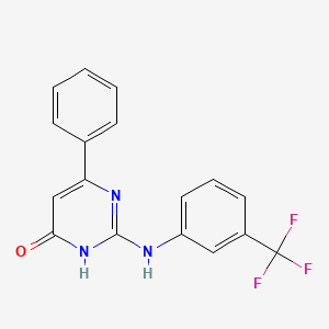 molecular formula C17H12F3N3O B6091003 GAC0001E5 