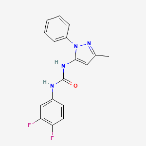 1-(3,4-difluorophenyl)-3-(3-methyl-1-phenyl-1H-pyrazol-5-yl)urea