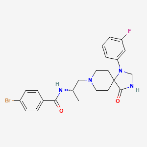 molecular formula C23H26BrFN4O2 B609138 ML299 