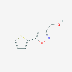 [5-(2-Thienyl)-3-isoxazolyl]methanol