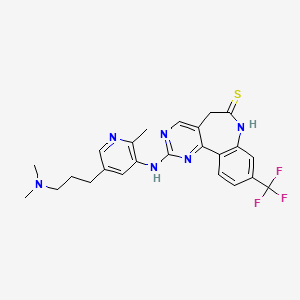 molecular formula C24H25F3N6S B609179 MLN0905 CAS No. 1228960-69-7