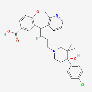(S)-5-(3-(4-(4-Chlorophenyl)-4-hydroxy-3,3-dimethylpiperidin-1-yl)propylidene)-5,11-dihydrobenzo[6,7]oxepino[3,4-b]pyridine-7-carboxylic acid
