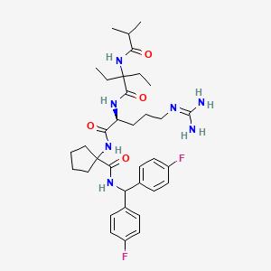 molecular formula C35H49F2N7O4 B609186 MM-102 