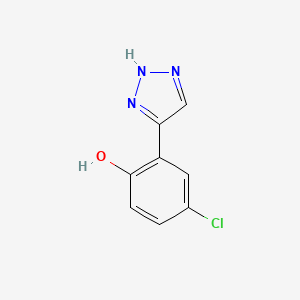4-chloro-2-(1H-1,2,3-triazol-4-yl)phenol