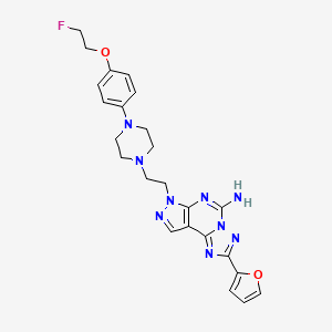 molecular formula C24H26FN9O2 B609200 Mni-444 CAS No. 1974301-94-4