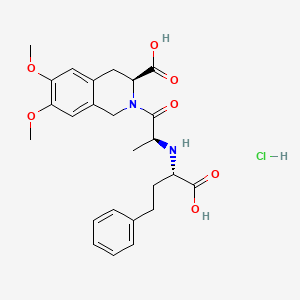 molecular formula C25H31ClN2O7 B609204 Moexiprilat hydrochloride CAS No. 82586-57-0