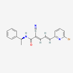 molecular formula C19H16BrN3O B609210 Ptn9ljl6PY CAS No. 1204306-34-2