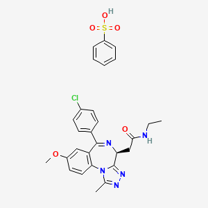 molecular formula C28H28ClN5O5S B609212 Molibresib Besylate CAS No. 1895049-20-3