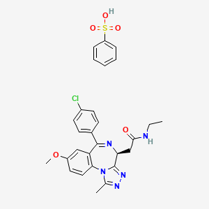 molecular formula C28H28ClN5O5S B609212 Molibresib besylate CAS No. 1895049-20-3