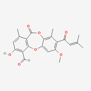 molecular formula C22H20O7 B609215 mollicellin L CAS No. 1179374-64-1