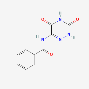 molecular formula C10H8N4O3 B6092174 N-(3,5-dioxo-2H-1,2,4-triazin-6-yl)benzamide 