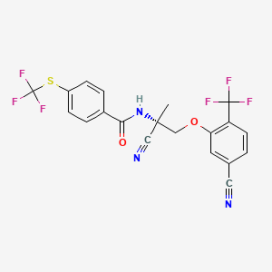 molecular formula C20H13F6N3O2S B609222 莫尼潘特 CAS No. 887148-69-8