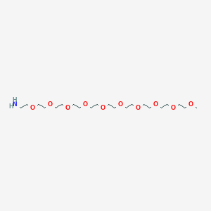molecular formula C21H45NO10 B609229 m-PEG10-amine CAS No. 1383658-09-0