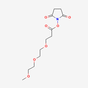 molecular formula C12H19NO7 B609247 m-PEG3-NHS ester 