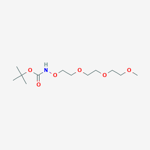 molecular formula C12H25NO6 B609248 m-PEG3-ONHBoc CAS No. 1835759-87-9