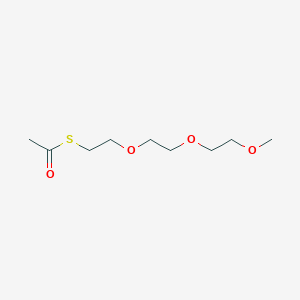 molecular formula C9H18O4S B609249 m-PEG3-S-Acetyl 