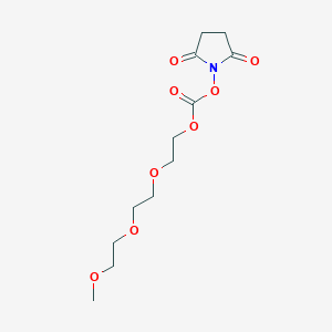 molecular formula C12H19NO8 B609250 m-PEG3-succinimidyl carbonate CAS No. 477775-77-2