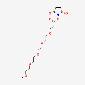 molecular formula C16H27NO9 B609270 m-PEG5-NHS ester 