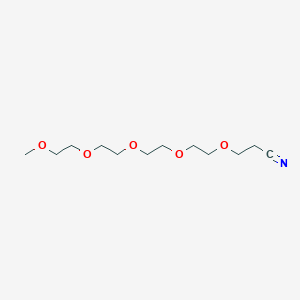 molecular formula C12H23NO5 B609271 m-PEG5-nitrile 