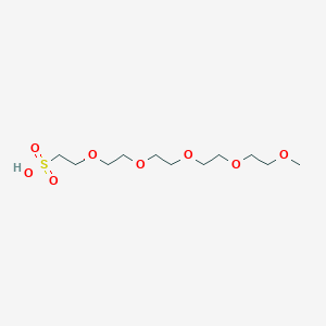 molecular formula C11H24O8S B609275 m-PEG5-sulfonic acid 