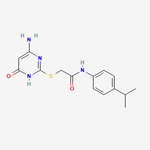 molecular formula C15H18N4O2S B6092750 MFCD07422330 
