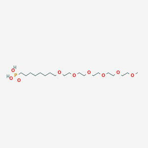 molecular formula C19H41O9P B609280 m-PEG6-(CH2)8-phosphonic acid 
