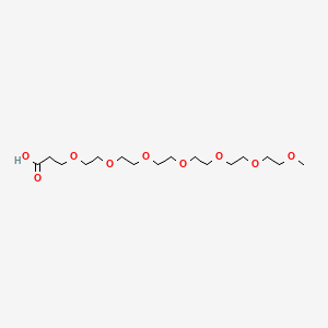 molecular formula C16H32O9 B609286 m-PEG7-acid CAS No. 874208-91-0