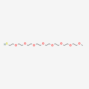 molecular formula C17H36O8S B609302 2,5,8,11,14,17,20,23-Octaoxapentacosane-25-thiol CAS No. 651042-83-0