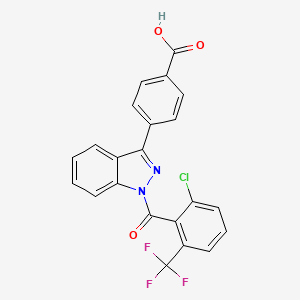 molecular formula C22H12ClF3N2O3 B609316 MRL-871 