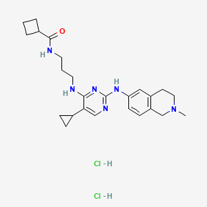 molecular formula C25H35ClN6O B609332 MRT68921 hydrochloride CAS No. 2080306-21-2