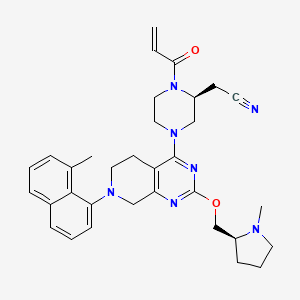 molecular formula C33H39N7O2 B609335 MRTX-1257 CAS No. 2206736-04-9
