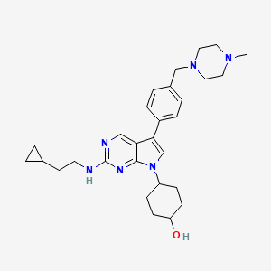 molecular formula C29H40N6O B609337 MRX-2843 CAS No. 1429882-07-4