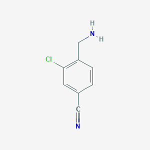 4-(Aminomethyl)-3-chlorobenzonitrile