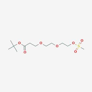 molecular formula C12H24O7S B609354 Ms-PEG2-C2-Boc 
