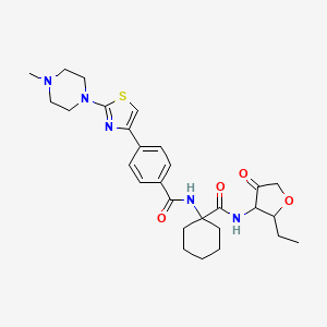 molecular formula C28H37N5O4S B609368 MV061194 CAS No. 1021423-50-6