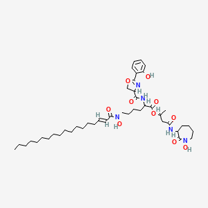 molecular formula C44H69N5O10 B609377 Mycobactin S CAS No. 26769-11-9