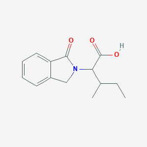 3-methyl-2-(1-oxo-1,3-dihydro-2H-isoindol-2-yl)pentanoic acid