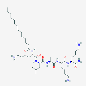 molecular formula C41H81N9O6 B609380 Myristoyl Pentapeptide-17 