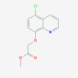 molecular formula C12H10ClNO3 B6093999 methyl [(5-chloro-8-quinolinyl)oxy]acetate 