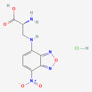 molecular formula C9H10ClN5O5 B609400 NADA-green 