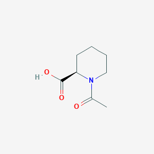 molecular formula C8H13NO3 B060941 (R)-1-ACETYL-2-PIPERIDINECARBOXYLIC ACID CAS No. 178963-27-4