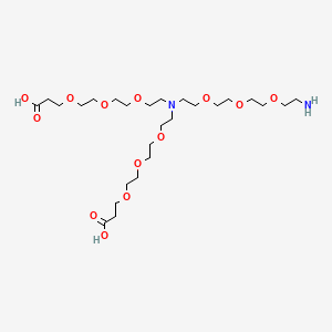 molecular formula C26H52N2O13 B609413 N-(Amino-peg3)-n-bis(peg3-acid) 