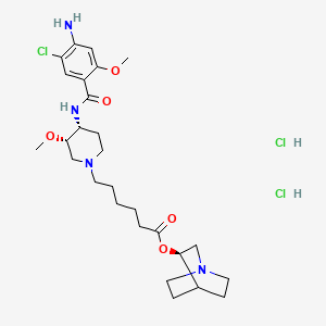 molecular formula C27H43Cl3N4O5 B609421 Naronapride Dihydrochloride CAS No. 860169-57-9