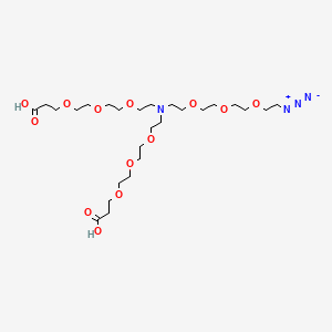 molecular formula C26H50N4O13 B609442 N-(Azido-PEG3)-N-bis(PEG3-acid) CAS No. 2055042-57-2