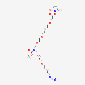 molecular formula C28H49N5O13 B609447 N-(Azido-PEG3)-N-Boc-PEG4-NHS ester CAS No. 2112731-96-9