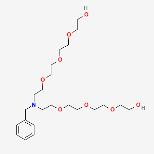 molecular formula C23H41NO8 B609461 N-Benzyl-N-bis-PEG4 