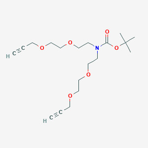 molecular formula C19H31NO6 B609469 N-Boc-N-bis(PEG2-propargyl) CAS No. 2100306-86-1